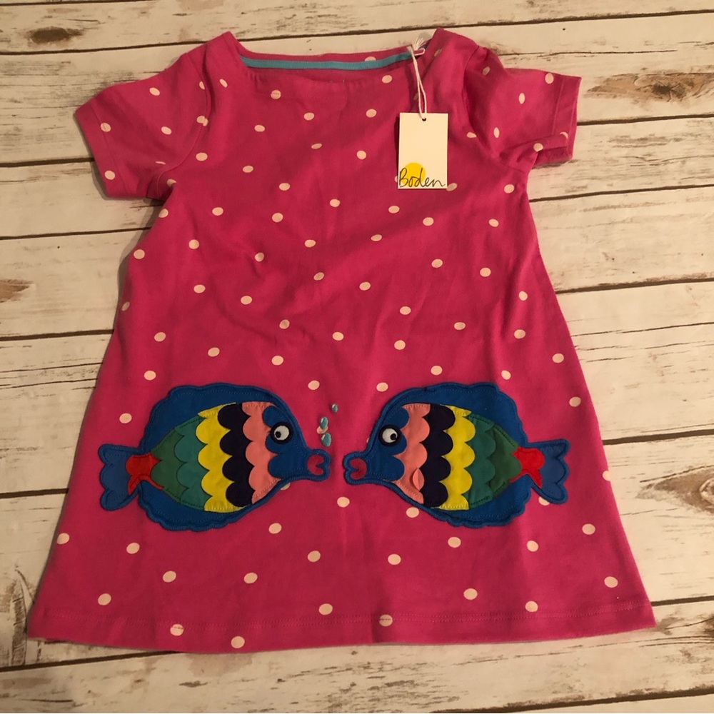Mini Boden fish tunic